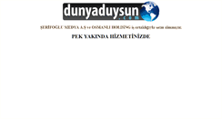 Desktop Screenshot of dunyaduysun.com